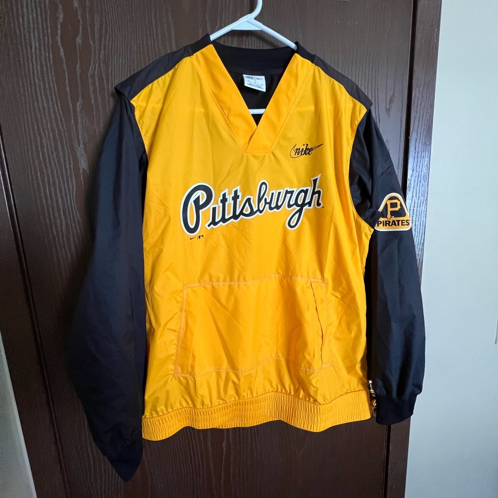 Pittsburgh Pirates Gold Cooperstown V-neck Pullover